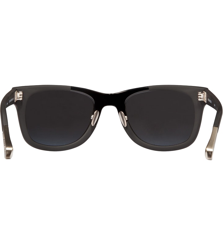 KRISVANASSCHE x Linda Farrow Rubberised Black With Shiny Black 30C1 Sunglasses Placeholder Image