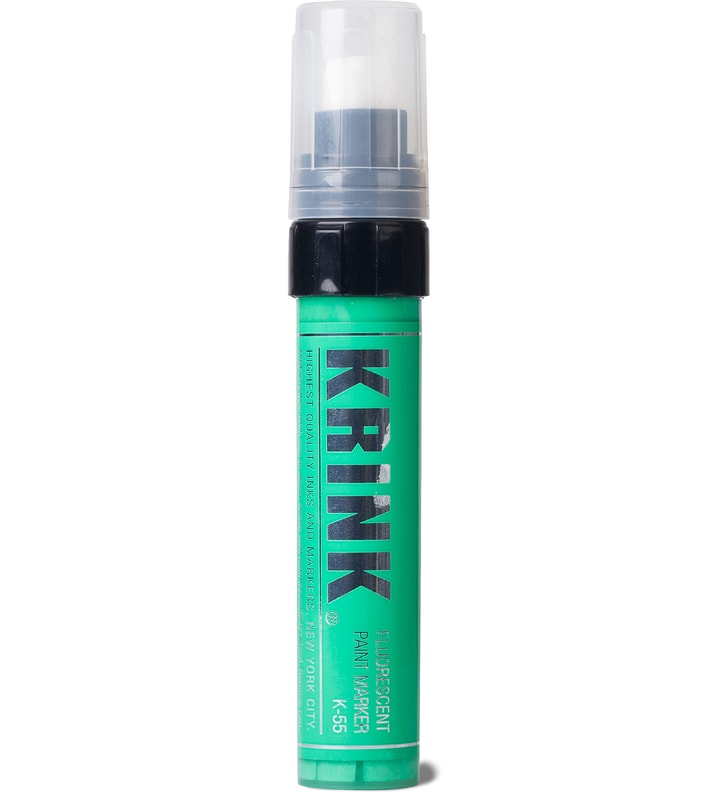 KRINK - Green K-55 Fluorescent Water Based Paint Marker  HBX - Globally  Curated Fashion and Lifestyle by Hypebeast