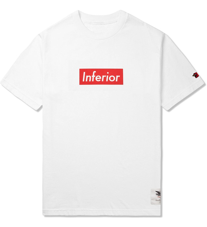 White Inferior T-Shirt Placeholder Image