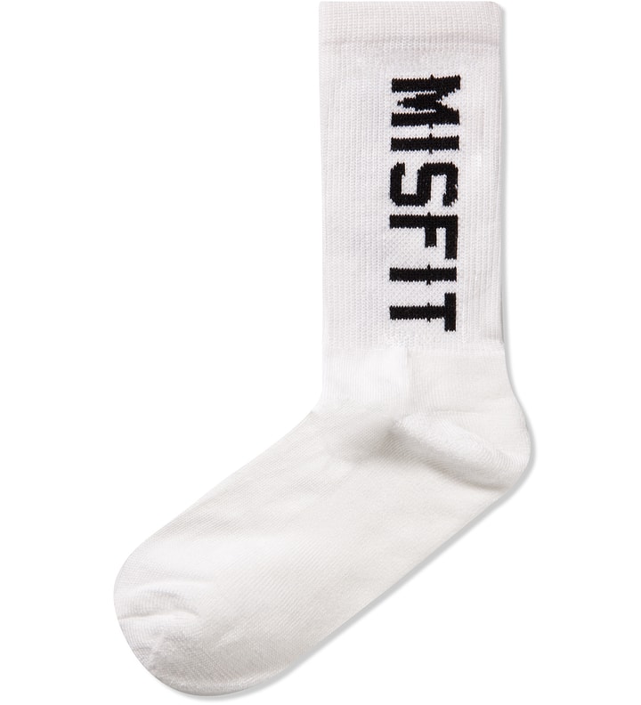 White Misfit Socks Placeholder Image