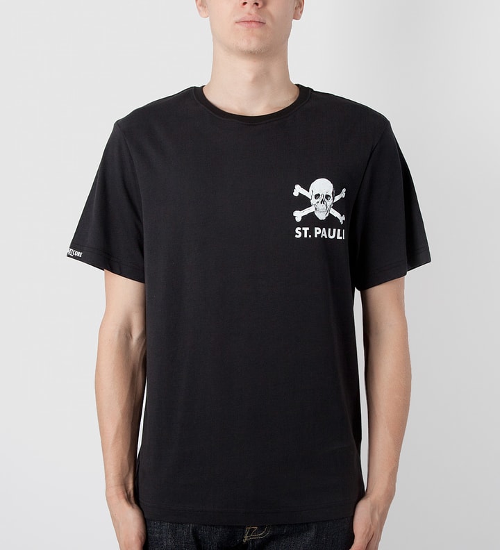 Black Small Skull Logo T-Shirt Placeholder Image