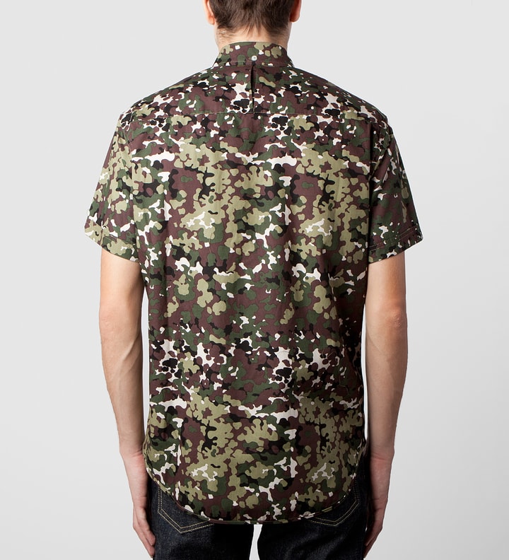 Olive Pigeon Camo Button Down Shirt Placeholder Image