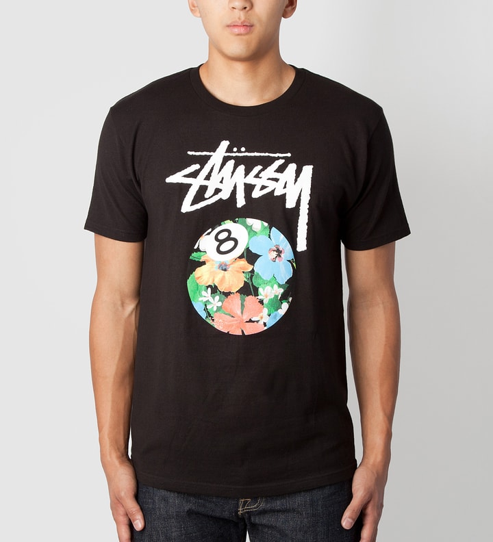 Black 8 Ball Flower T-Shirt Placeholder Image