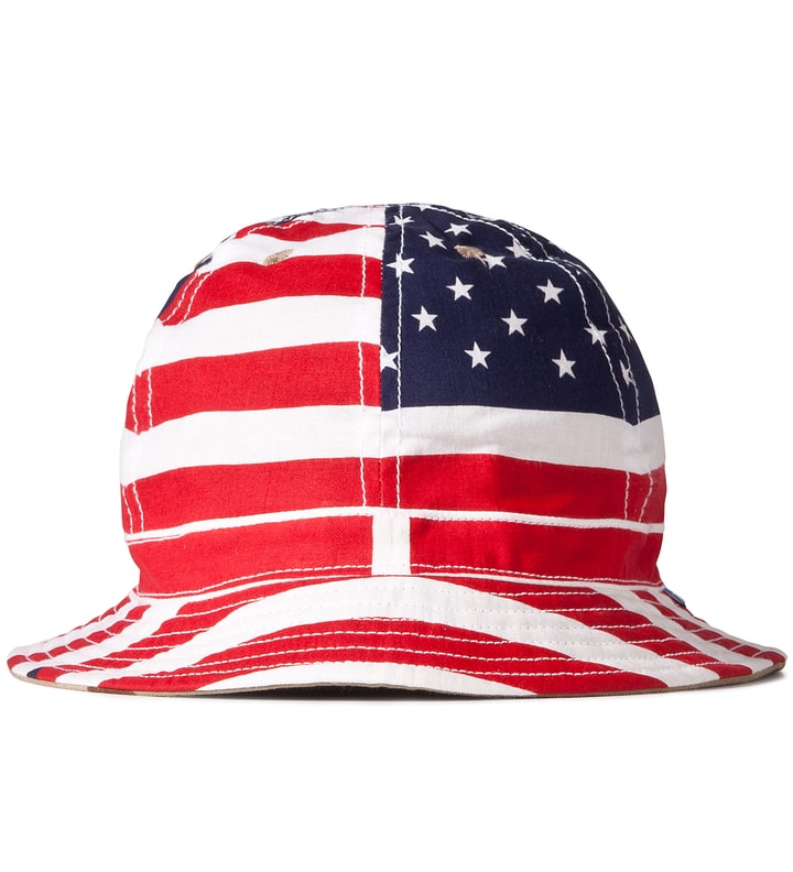 American Flag/3 Color Desert Camo Reversible Liberty Bucket Hat Placeholder Image