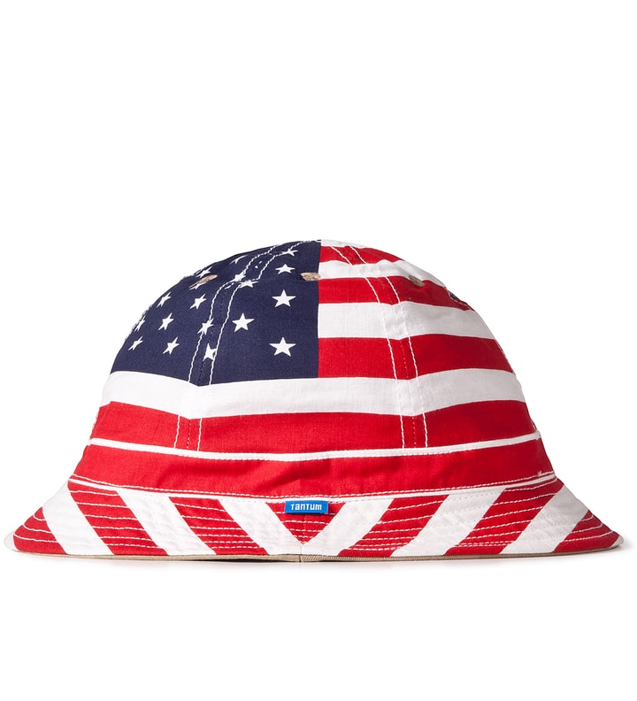 American Flag/3 Color Desert Camo Reversible Liberty Bucket Hat Placeholder Image