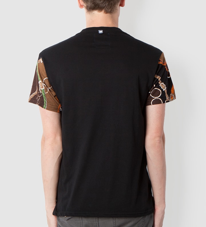 Black Streetwear Luxury Sleeves T-Shirt Placeholder Image
