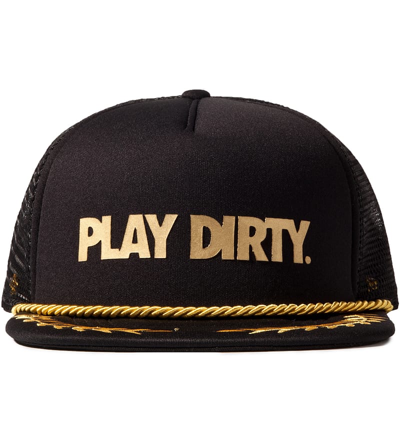 Black Play Dirty Branch Trucker Cap 