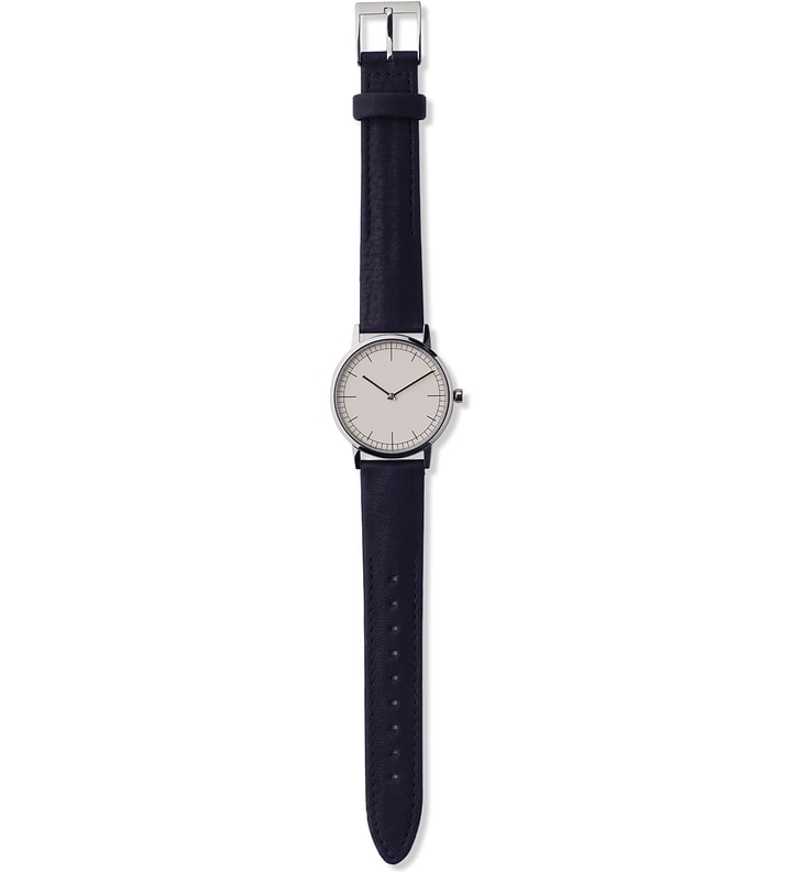 Polished Steel/Black Cashmere Leather 150 Series Watch Placeholder Image