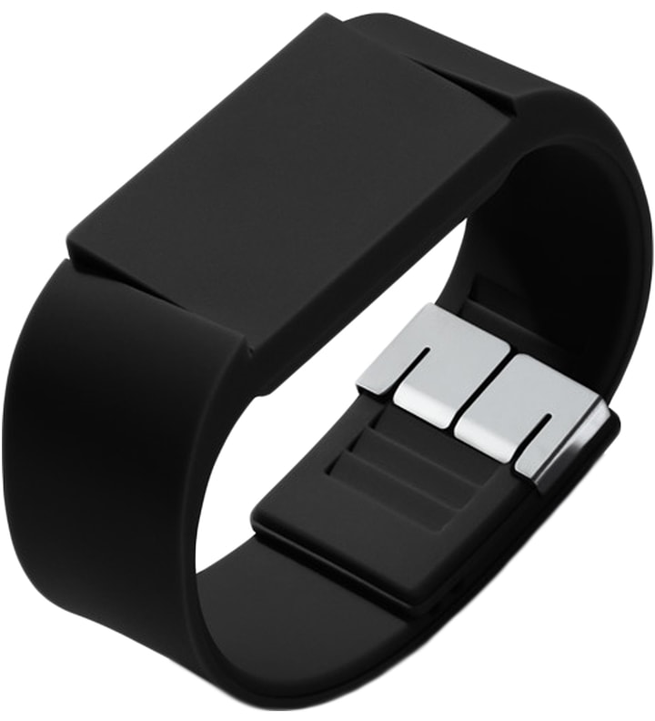 Pure Black Rubber TPU Watch With Opto Electronic Display Placeholder Image