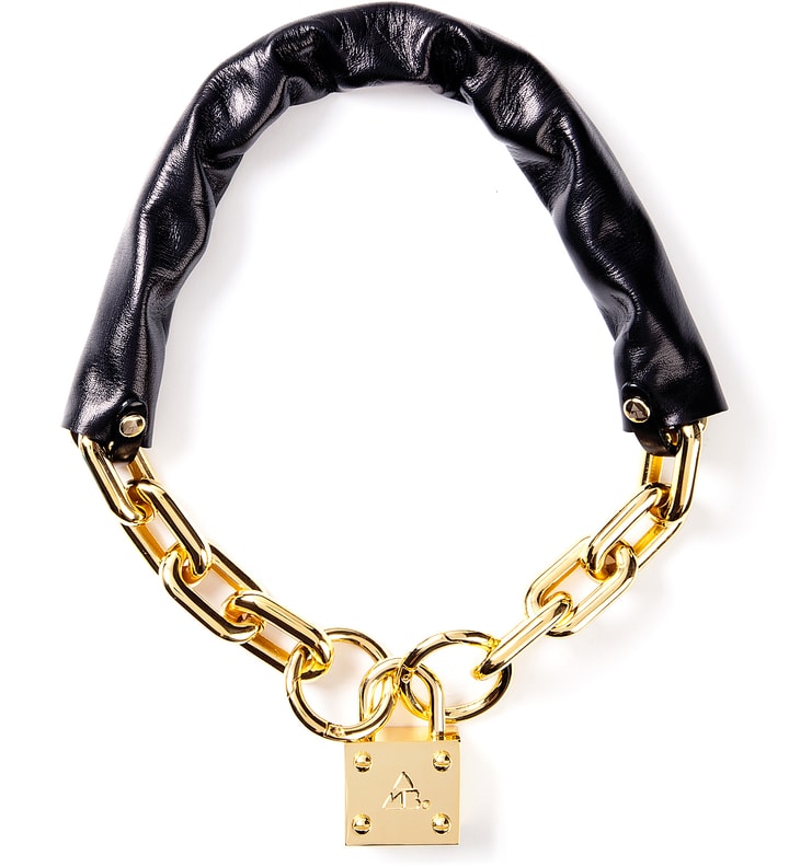 Gold/Black Gang Chain Necklace Placeholder Image