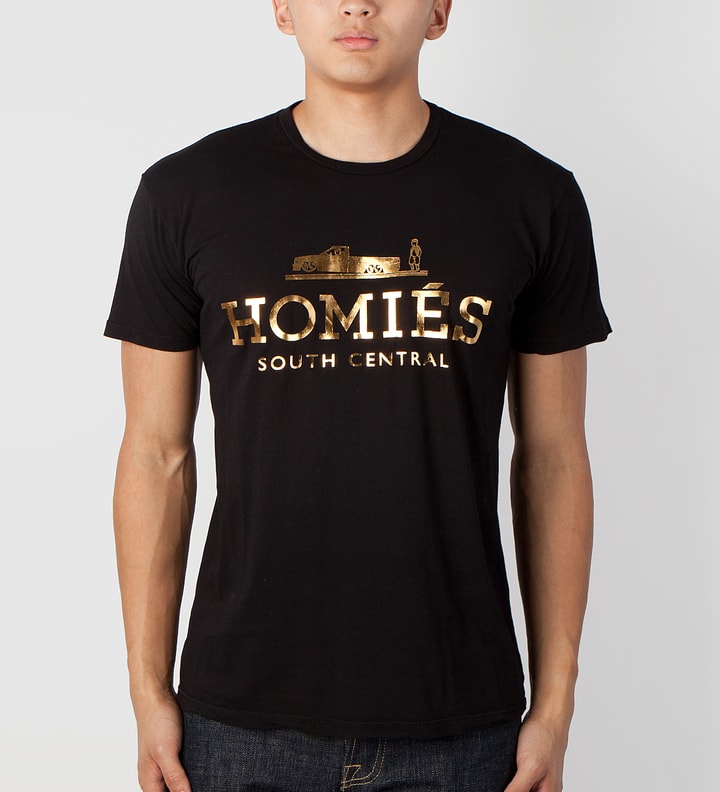 Black/ Gold Foil Homies T-Shirt Placeholder Image