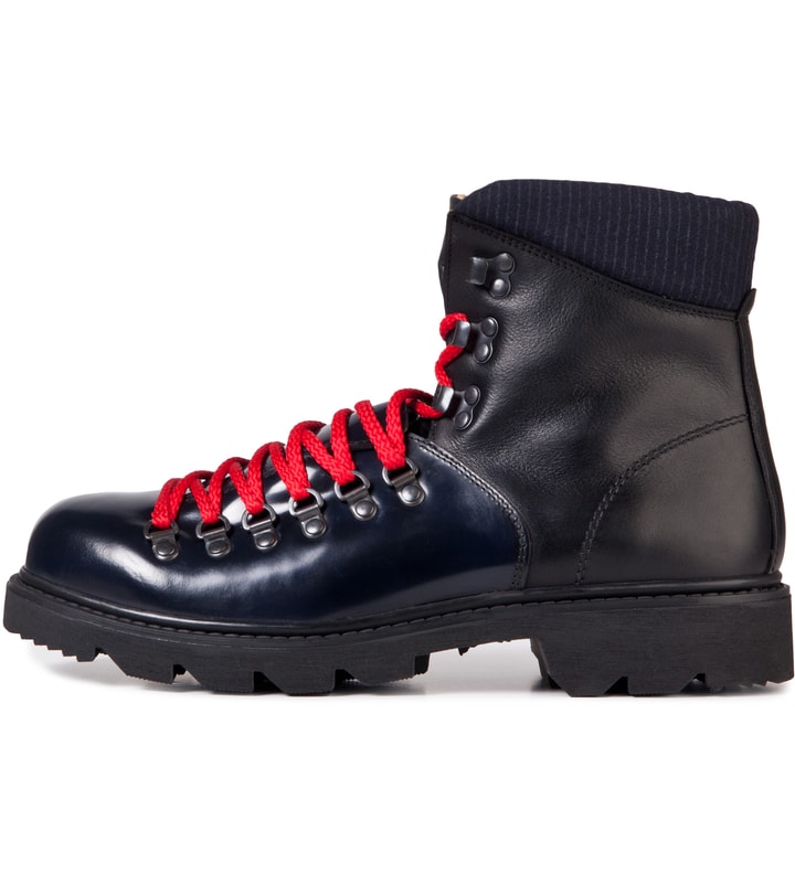 Black/Navy Chauss Montagne Mountain Leather Shoes Placeholder Image