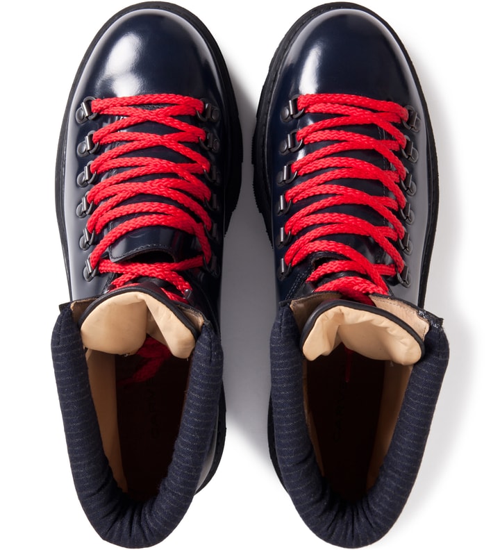 Black/Navy Chauss Montagne Mountain Leather Shoes Placeholder Image
