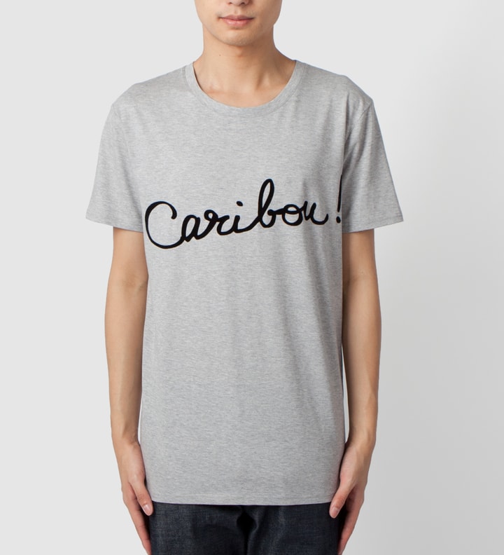 Mottled Grey Caribou Jersey T-Shirt Placeholder Image