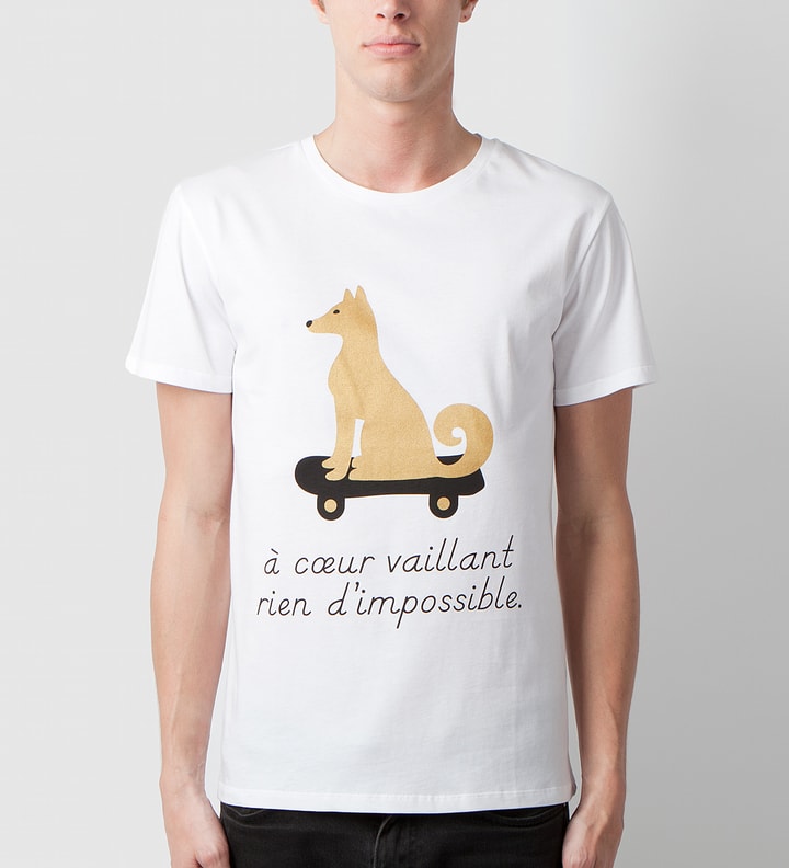 White Solid Tokyo T-Shirt Genevieve Gauckler Placeholder Image