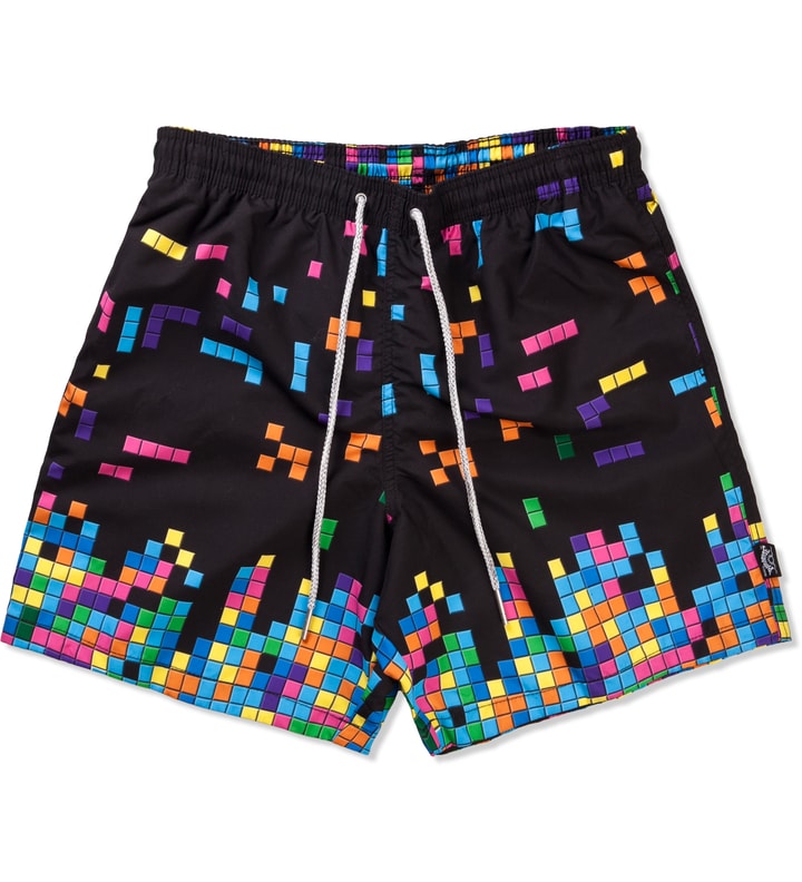 T.E.T.R.I.S Swim Trunks Placeholder Image