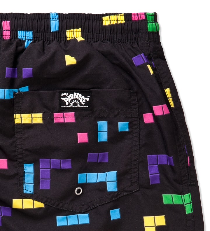 T.E.T.R.I.S Swim Trunks Placeholder Image