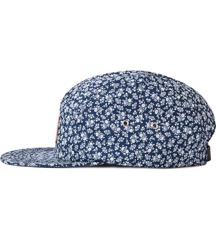 Navy Floral Camp Hat Placeholder Image