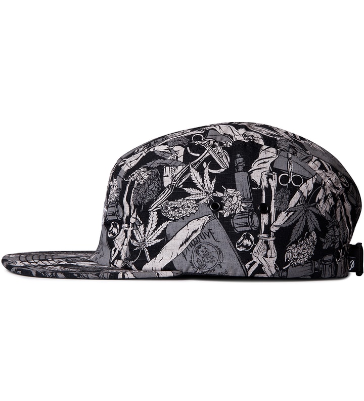 Black/Grey Smokers Only 5 Panel Cap Placeholder Image