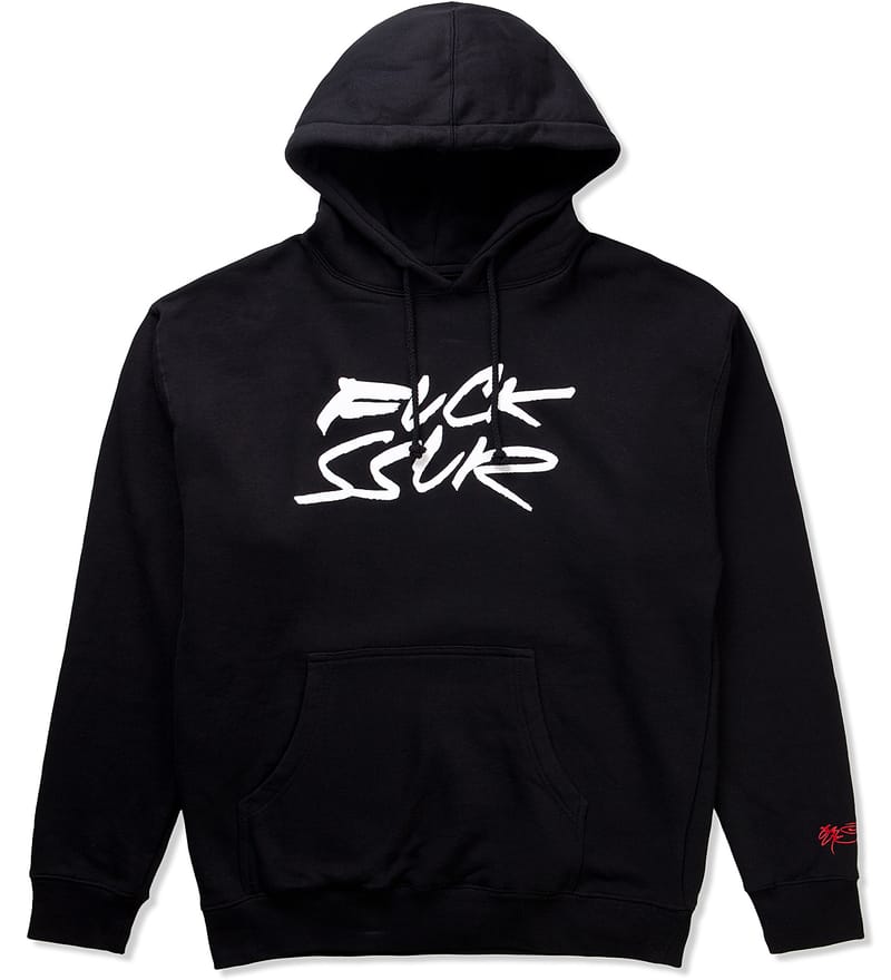 SSUR x Futura Black Fuck SSUR Hoodie 