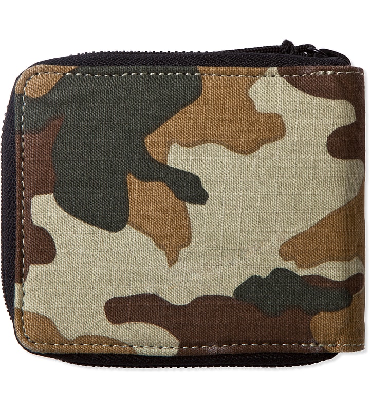 Khaki Summer Camo Zip Wallet Placeholder Image