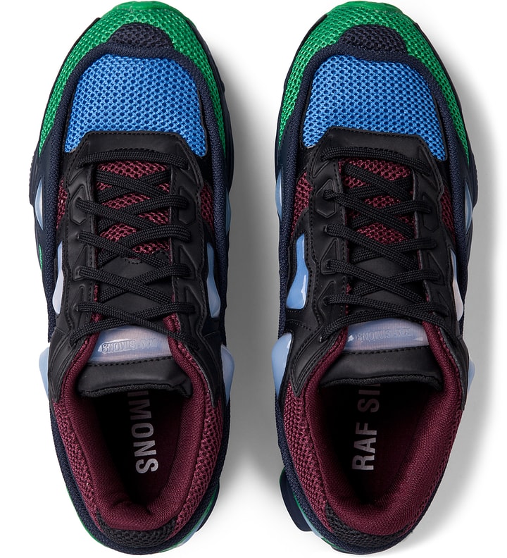 Adidas x Raf Simons Blue Ozweego 2 Runner In Runner On Basic Sole Shoe  Placeholder Image