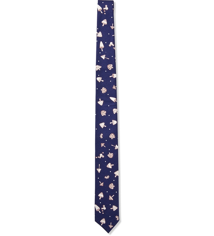 Navy Mushroom Necktie Placeholder Image