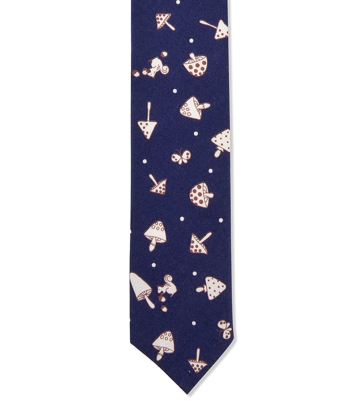 Navy Mushroom Necktie Placeholder Image