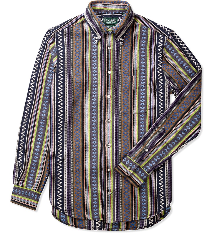 Multi Color Pattern Button Down Shirt Placeholder Image