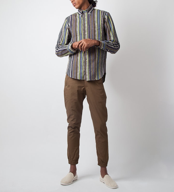 Multi Color Pattern Button Down Shirt Placeholder Image