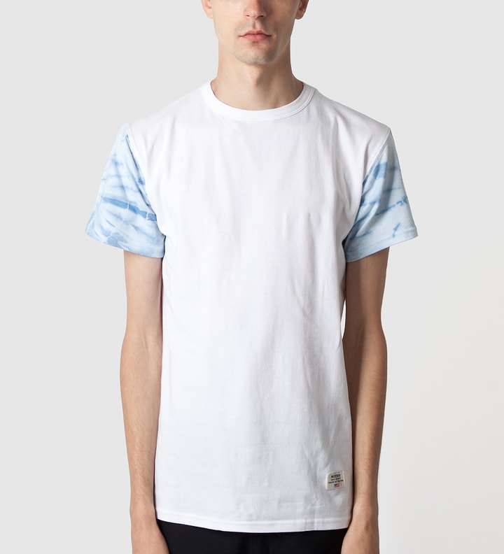 White Mr. Tie-dye Sleeve T-Shirt Placeholder Image