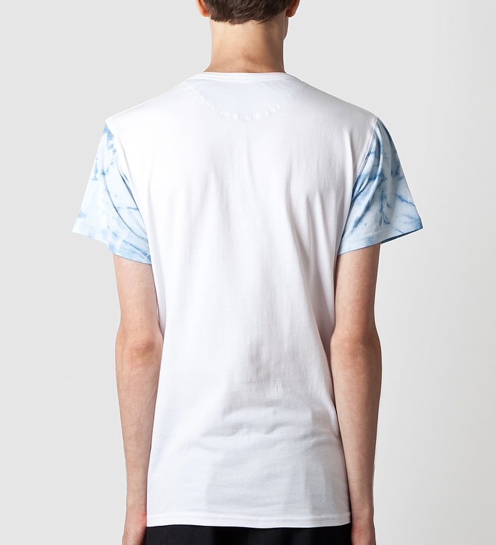 White Mr. Tie-dye Sleeve T-Shirt Placeholder Image