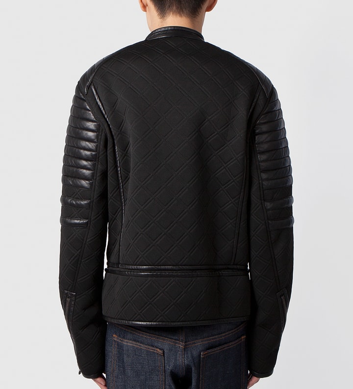 Black Padded Moto Cross Jacket w/ Waist Harness Placeholder Image