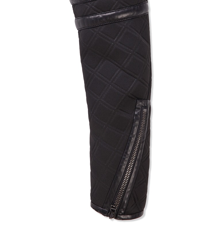 Black Padded Moto Cross Jacket w/ Waist Harness Placeholder Image