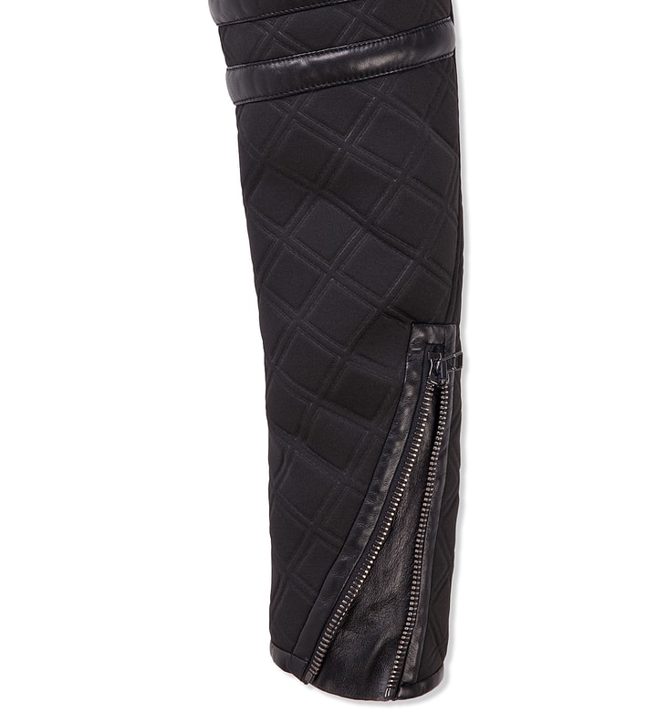 Black Padded Moto Cross Jacket w/ Waist Harness Placeholder Image