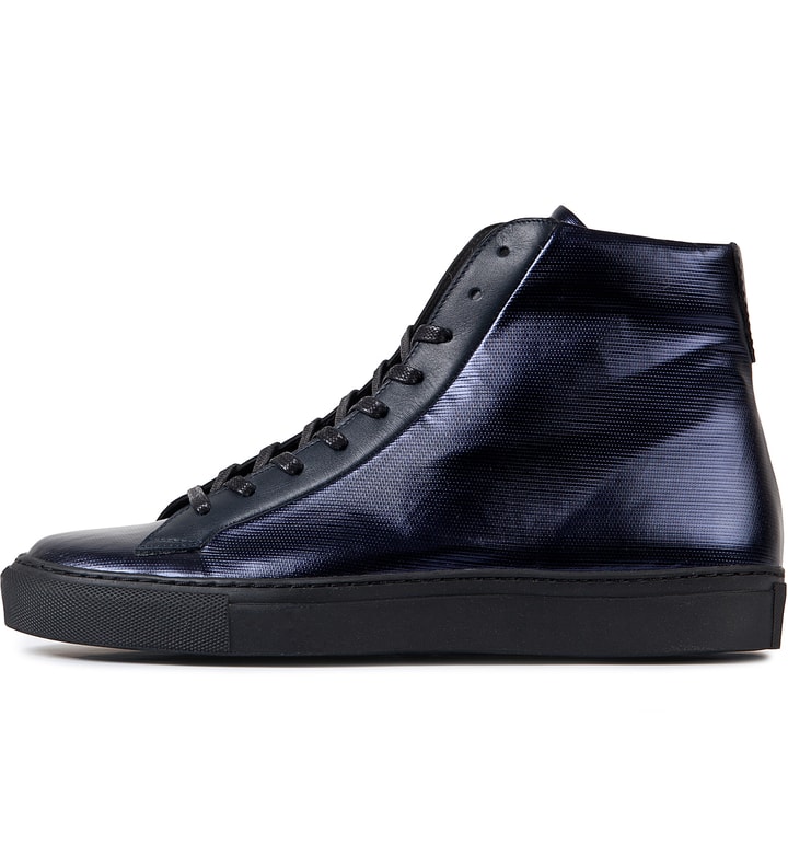 Navy High Top Minimal Sneaker  Placeholder Image