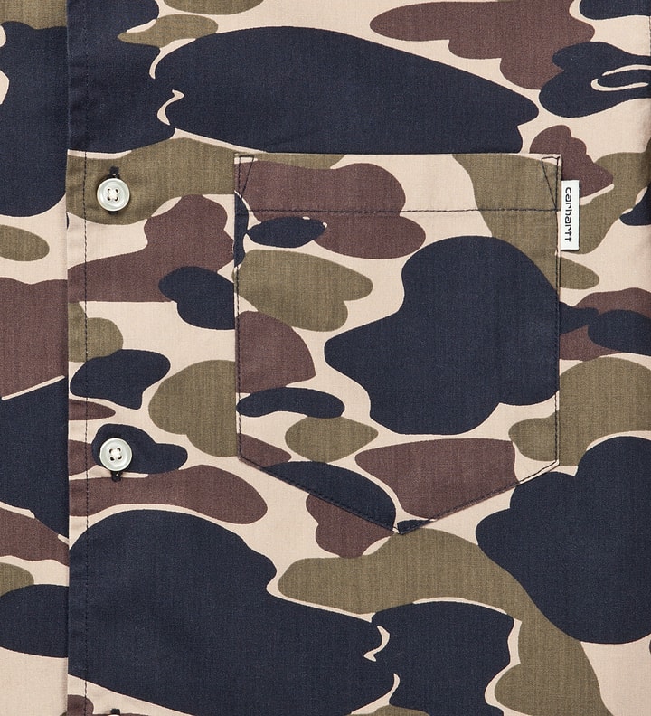 Camo Isle Stone Washed L/S Camo Shirt Placeholder Image