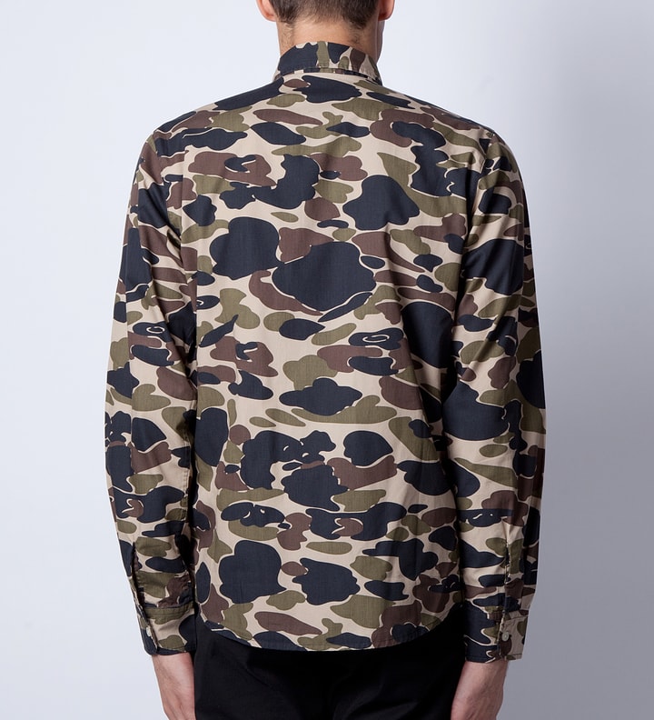Camo Isle Stone Washed L/S Camo Shirt Placeholder Image