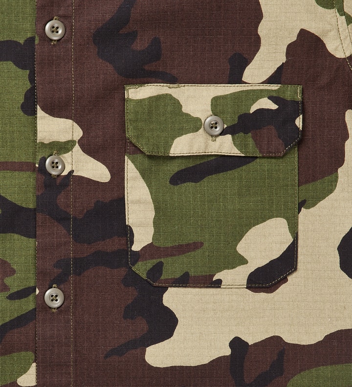 Camo Green Rinsed L/S Mission Shirt Placeholder Image