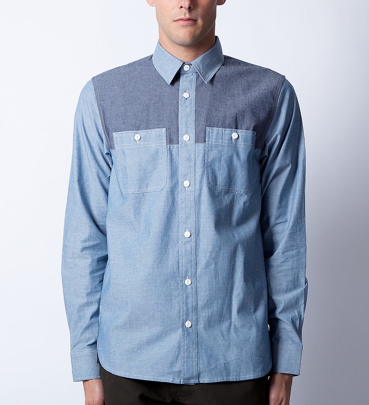 Blue/Navy L/S Harrison Shirt Placeholder Image