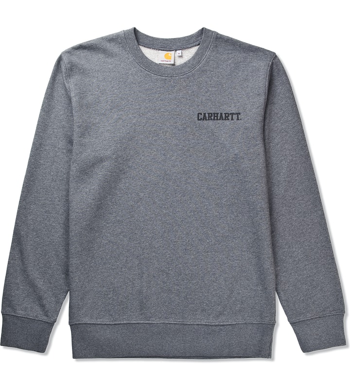 Dark Grey Heather/Black College Sweater Placeholder Image