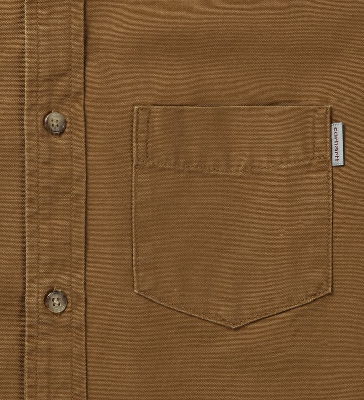 Hamilton Brown Mill Washed L/S Town Shirt Placeholder Image