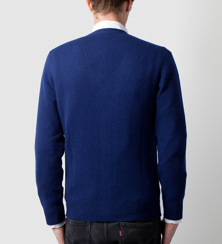 Navy Classic Cashmere Cardigan  Placeholder Image