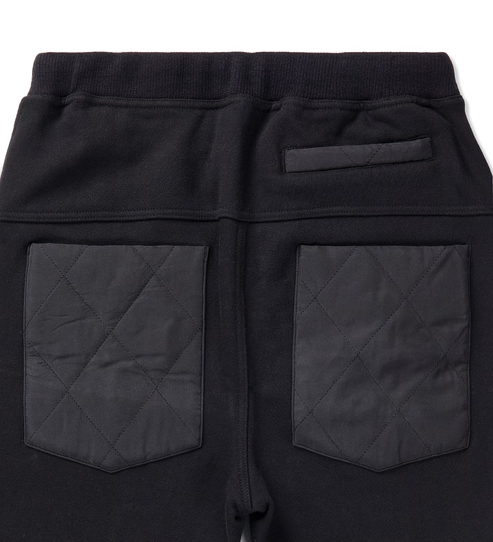 Black Quilted Sweatpants  Placeholder Image