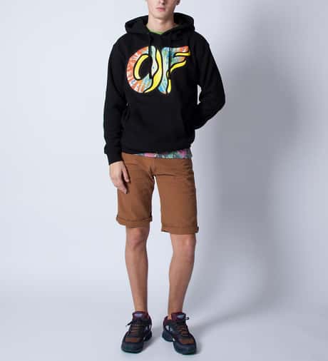 Odd Future Black Awesome Donut Hoodie HBX - Main Image
