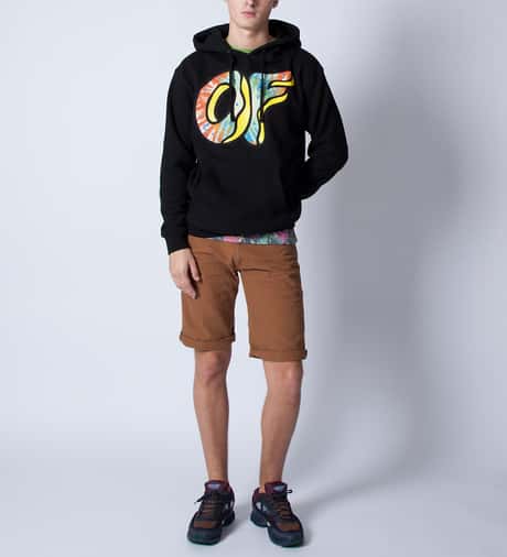 Odd Future Black Awesome Donut Hoodie HBX