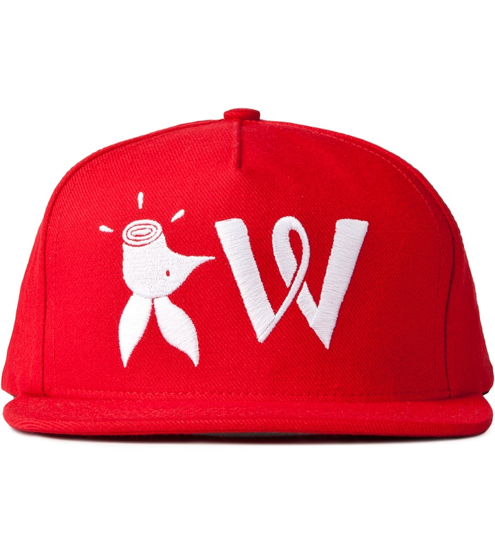 Red Hat Head And The W Snapback Cap Placeholder Image
