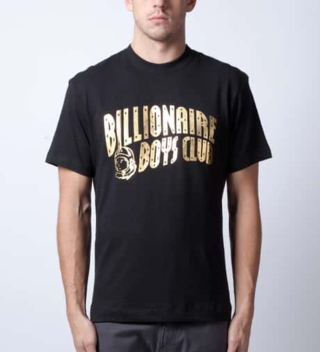 Billionaire Boys Club Black/Gold Classic Arch T-Shirt HBX