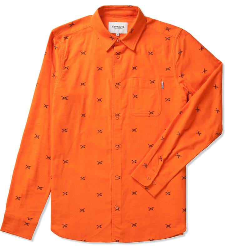 Orange/Aldux L/S Aldux Chamois Shirt Placeholder Image