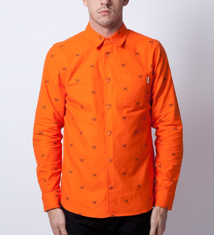 Orange/Aldux L/S Aldux Chamois Shirt Placeholder Image
